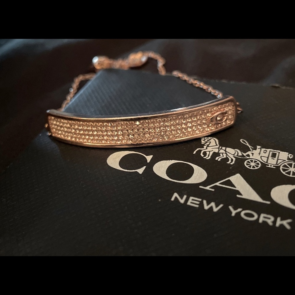 Brand New Coach Pave Slider Bracelet